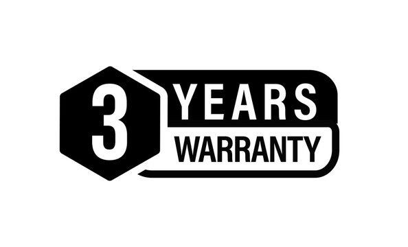 Standard 3 Year Warranty